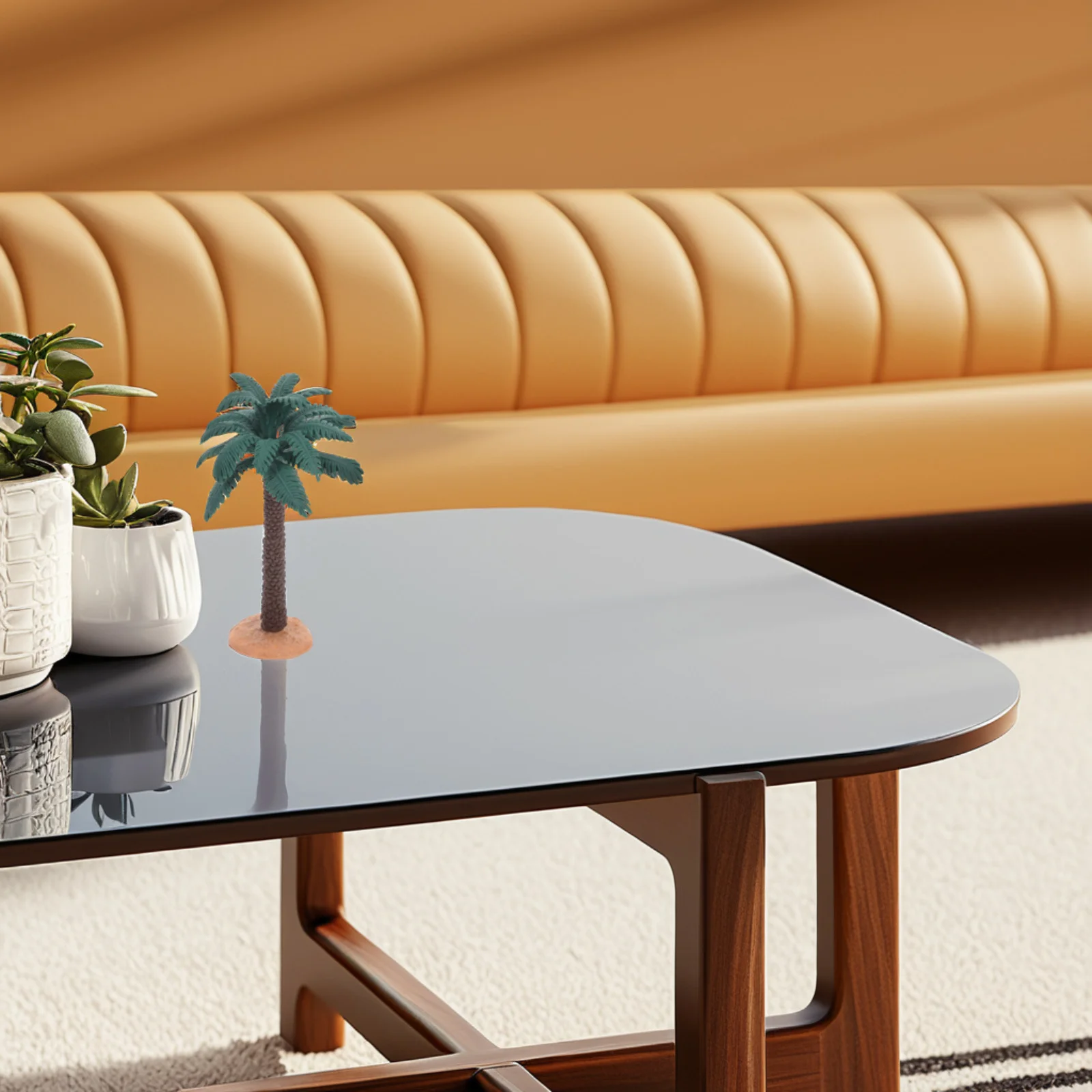 

Mini Palm Tree Decor Realistic Plastic Miniature Coconut Trees Fairy Garden Ornaments Diorama Cake Topper