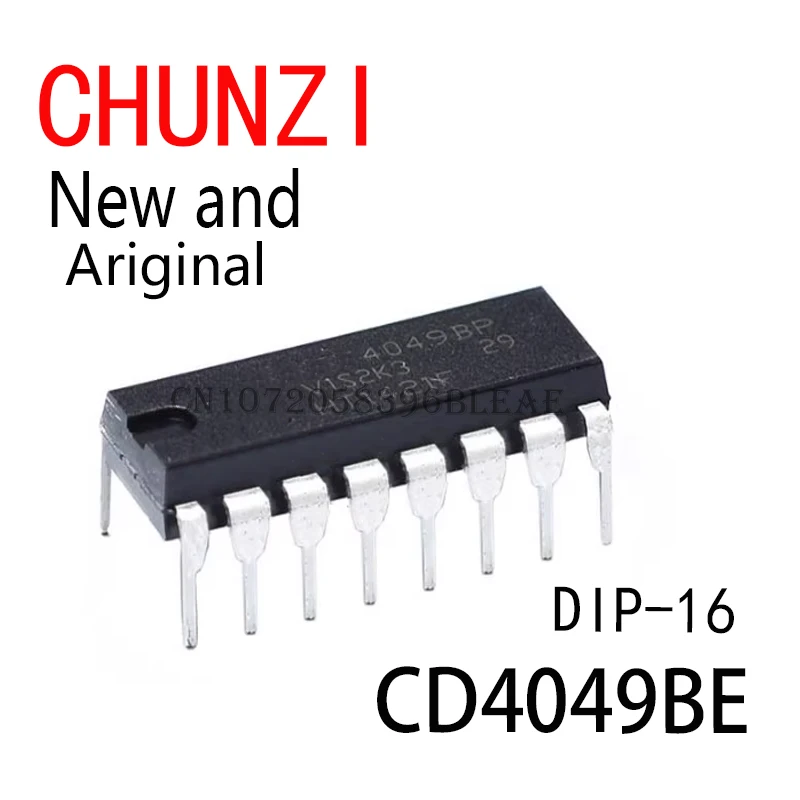 10Pcs New and Original CD4049 CD4049BD DIP-16 CD4049BE