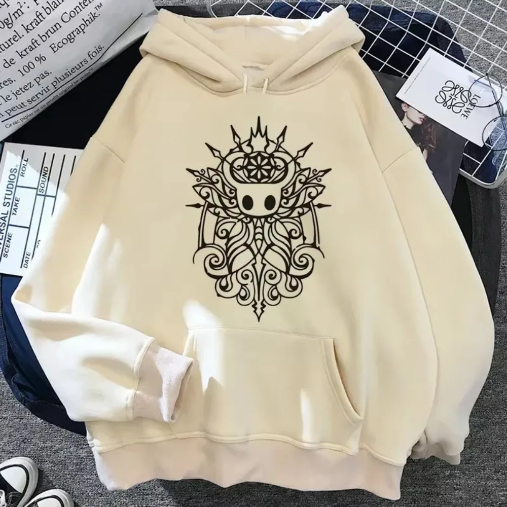 Hollow Knight Hoodies Herren Korea Ulzzang Grunge Y2k Ästhetik Damenmode Lässiger HipHop Sweatshirt Harajuku Unisex Hoodies – Detail 7