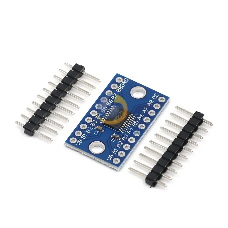 1/5PCS 8 Channel Duel Hole Logic Level Converter TXS0108 TXS0108E Bi-directional Voltage Module forArduino With Pins