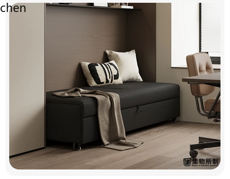 YFY minimalist sofa bed foldable small apartment without armrests, sitting and lying dual-purpose telescopic bed pull-out bed