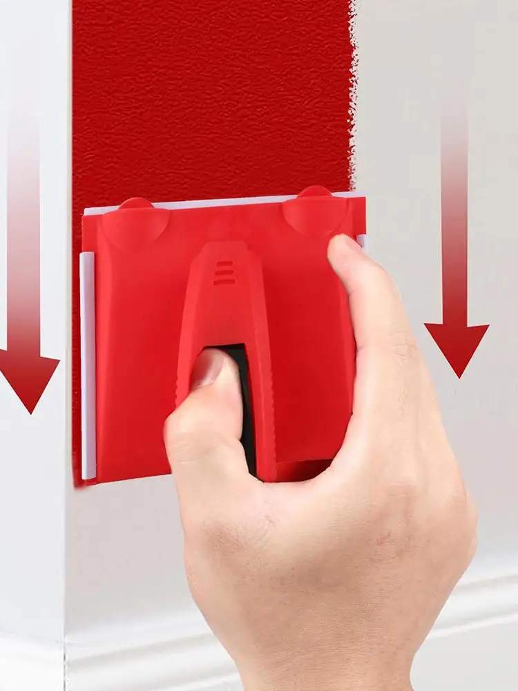 4X الطلاء حافة المتقلب تنوعا فرشاة الطلاء المقلم دقيق نظيفة قطع متعددة الوظائف المتقلب للجدران والأسقف المنزل الداخلي