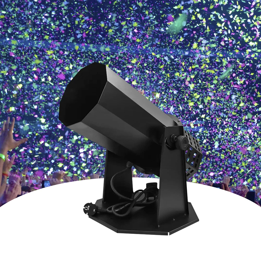 1500w Confetti Paper Blower Machine Large Confetti Cannon Stage Special Effect Atmosphere for DJ DISCO Wedding Event Nighclub