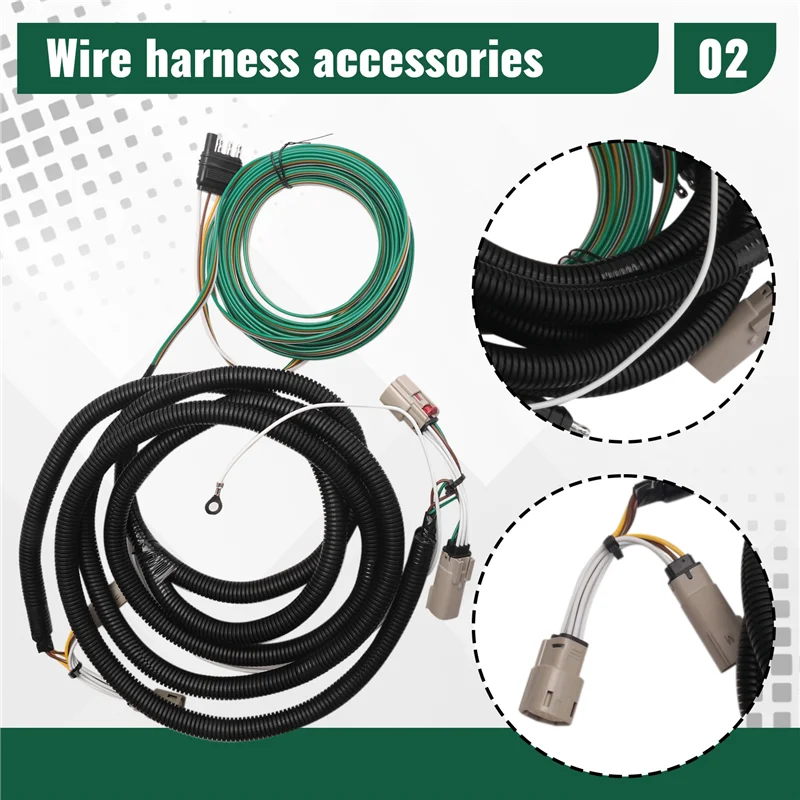 AB96-Trailer-Kabelbaum, Anhänger-Kabelbaum für Bronco 58992, Autoteile, Traktor, Wohnmobil, Kabelbaum