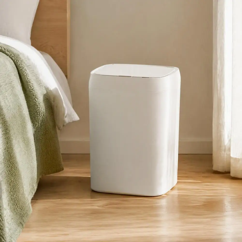 Odor Sealing Trash with Lid Sensor Trash with Automatic Motion Induction Touchless Lid Garbage Bin for Kitchen Bathroom Bedroom