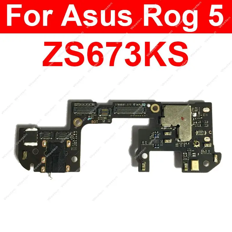 Earphone Headset SIM Small Board For ASUS ROG PHONE 5 Rog 5 ZS673KS I005DA Earphone Jack SIM Board Flex Cable Parts