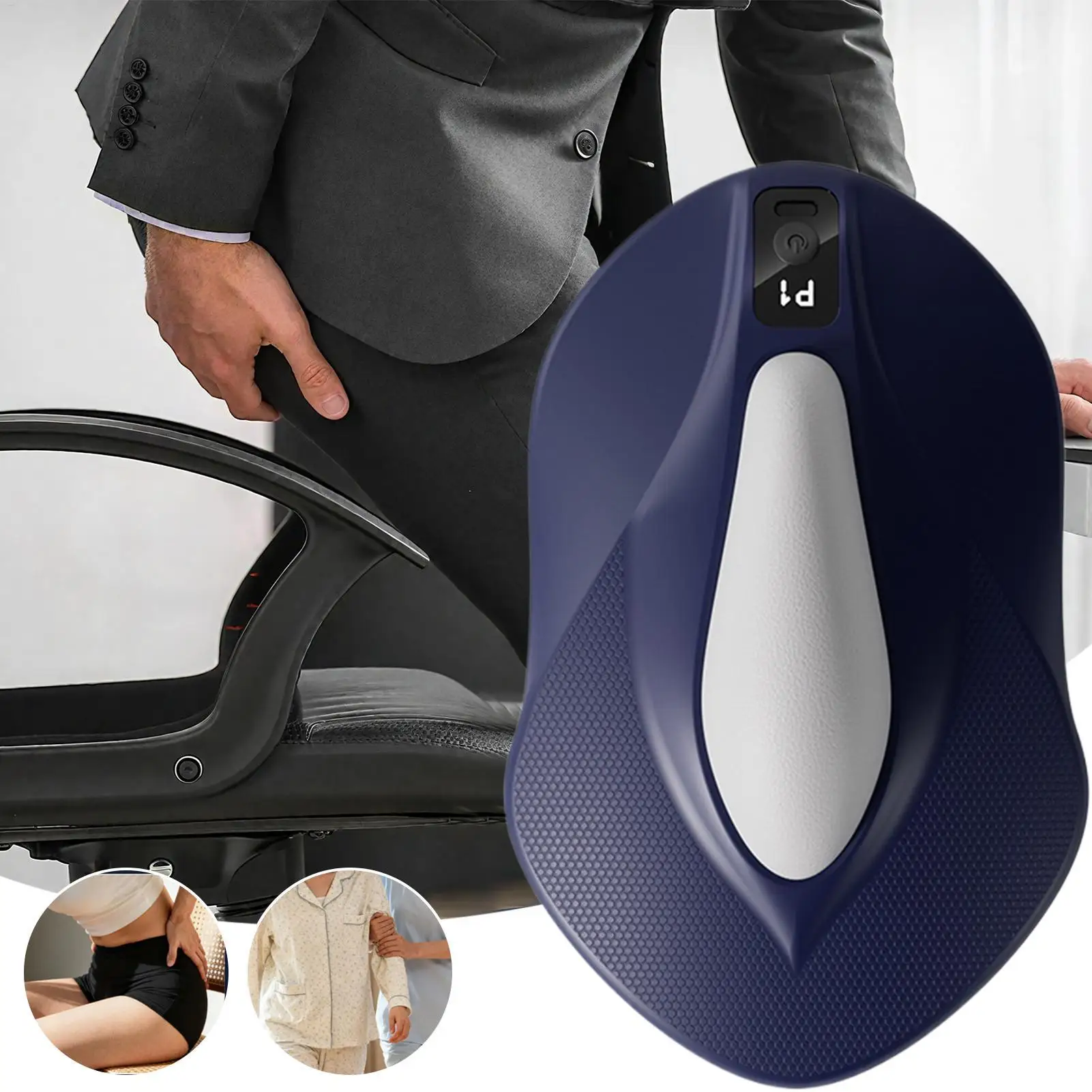 Pelvic Floor Trainer Wireless Electric Rechargeable Exerciser Pelvic Floor Exerciser For Home Fitness Yoga Work Gym Offices