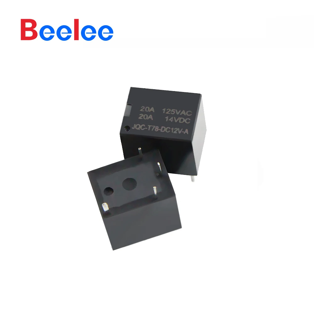 50 قطعة BL-JDQ-T78 12 فولت التتابع الصانع Spdt Pcb 4 دبوس تيار مستمر Rele مرحلات الطاقة أكثر من 2 أمبير 48 فولت 24 فولت 12 فولت 5 فولت التتابع الكهرومغناطيسي #3