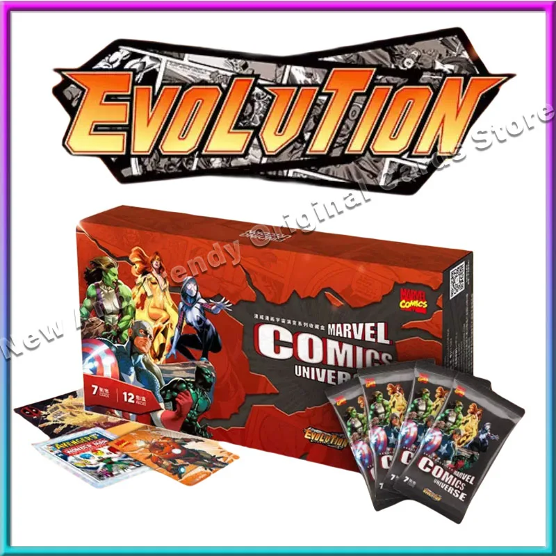 Original  FINDINDCARD Find Card Marvel Comics Universe Evolution Collection Collection Box Handdrawn Card 1/1 Edition