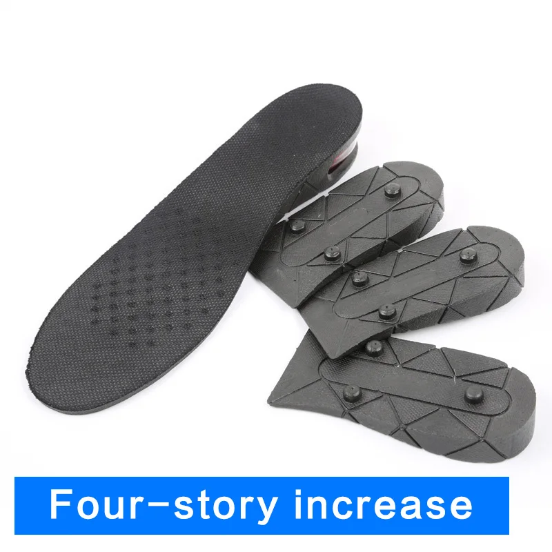 Unisex Adjustable insole Comfortable Insoles Insert Higher Shoe Pad Memory Foam Lifts Inserts Free Size Cushion for Men Women