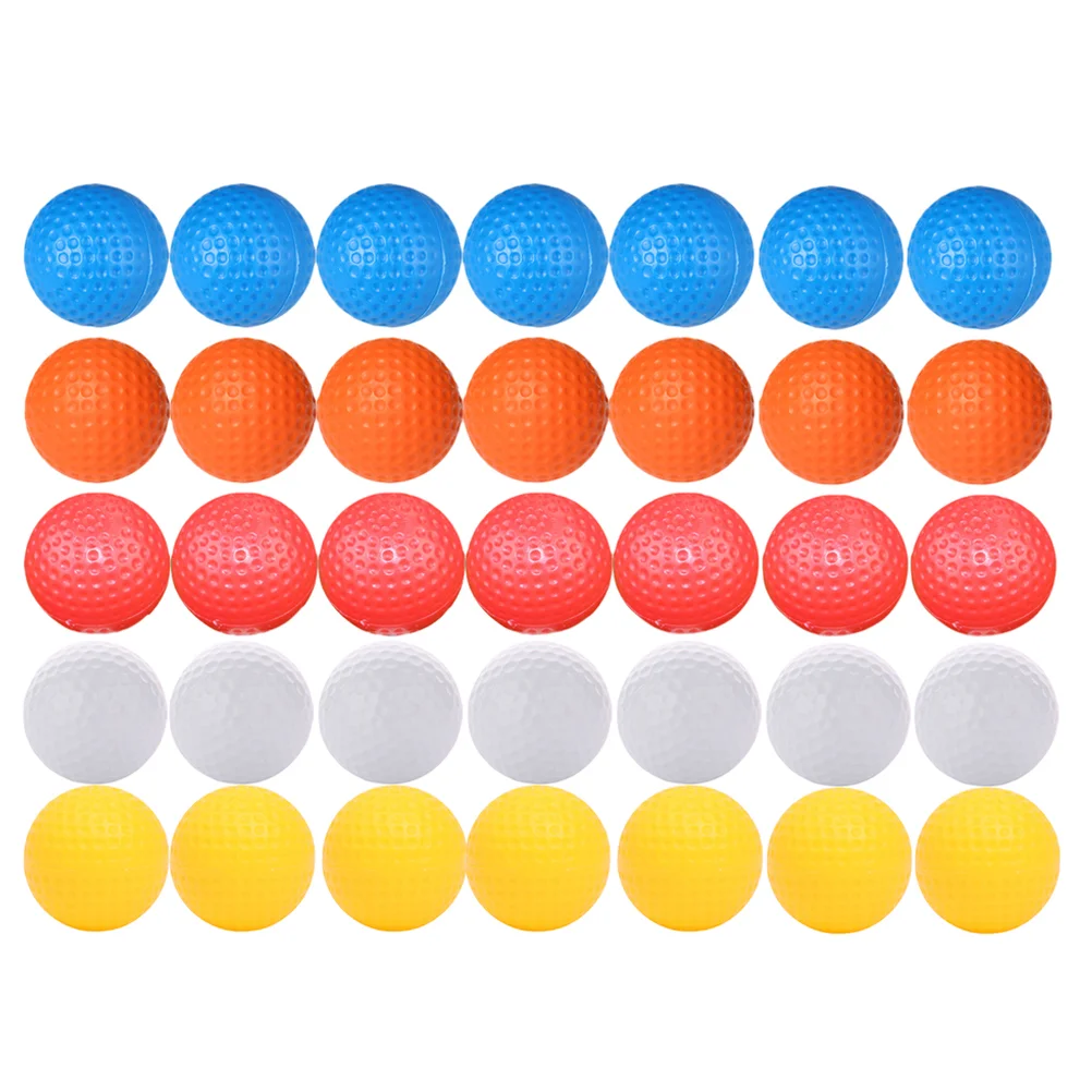 

30 Pcs Toy Ball Training Golf Balls Practice Golfing Swing Plastic Foam Supplies