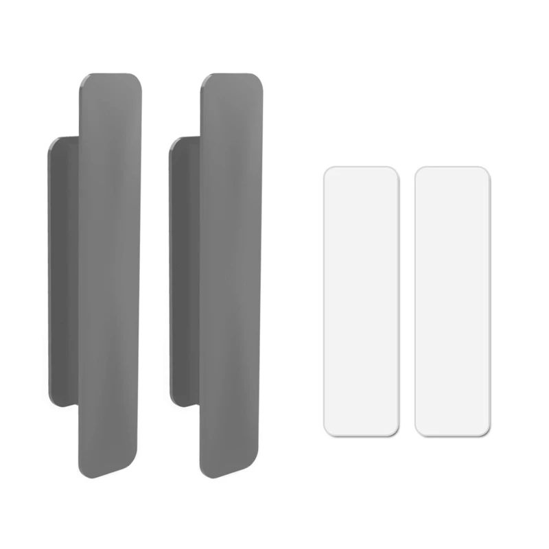 C7AD 2 Pack Multi-purpose Cabinet Drawer Pulls Universal Cupboard Handle Self-adhesive Sliding Door Pulls Durable