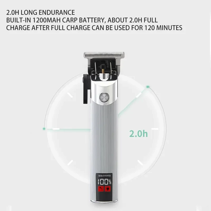 Xiaomi T9 0Mm Draadloze Professionele Tondeuse Elektrische Trimmers Voor Mannen Tondeuse Haar Snijmachine Scheerapparaat