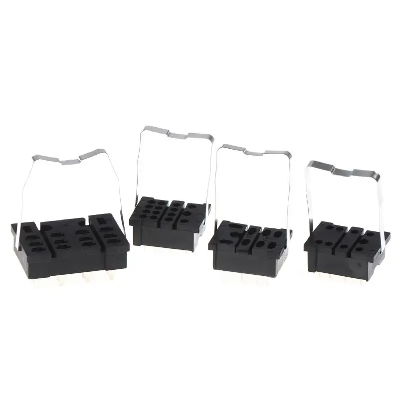 PCB Mount Relay Socket Base PT08-0 PT14-02 PY14-02 8-Pin 14-Pin Solder Type Relay Holder Intermediate Relays Gift