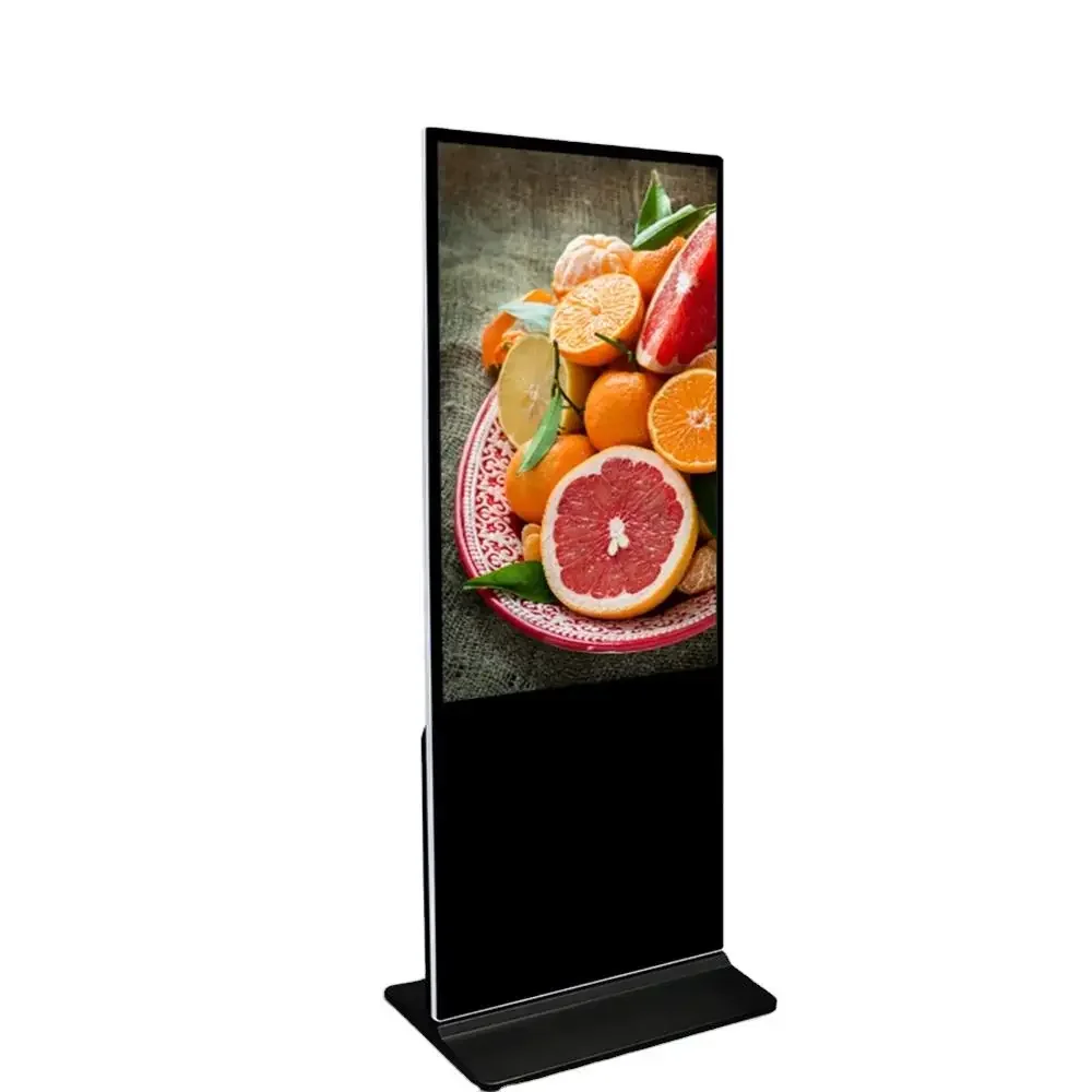 Infrared Screen Totem Digital Signage Wifi Led Poster Brightness Standing Advertising Full Screens Led Poster