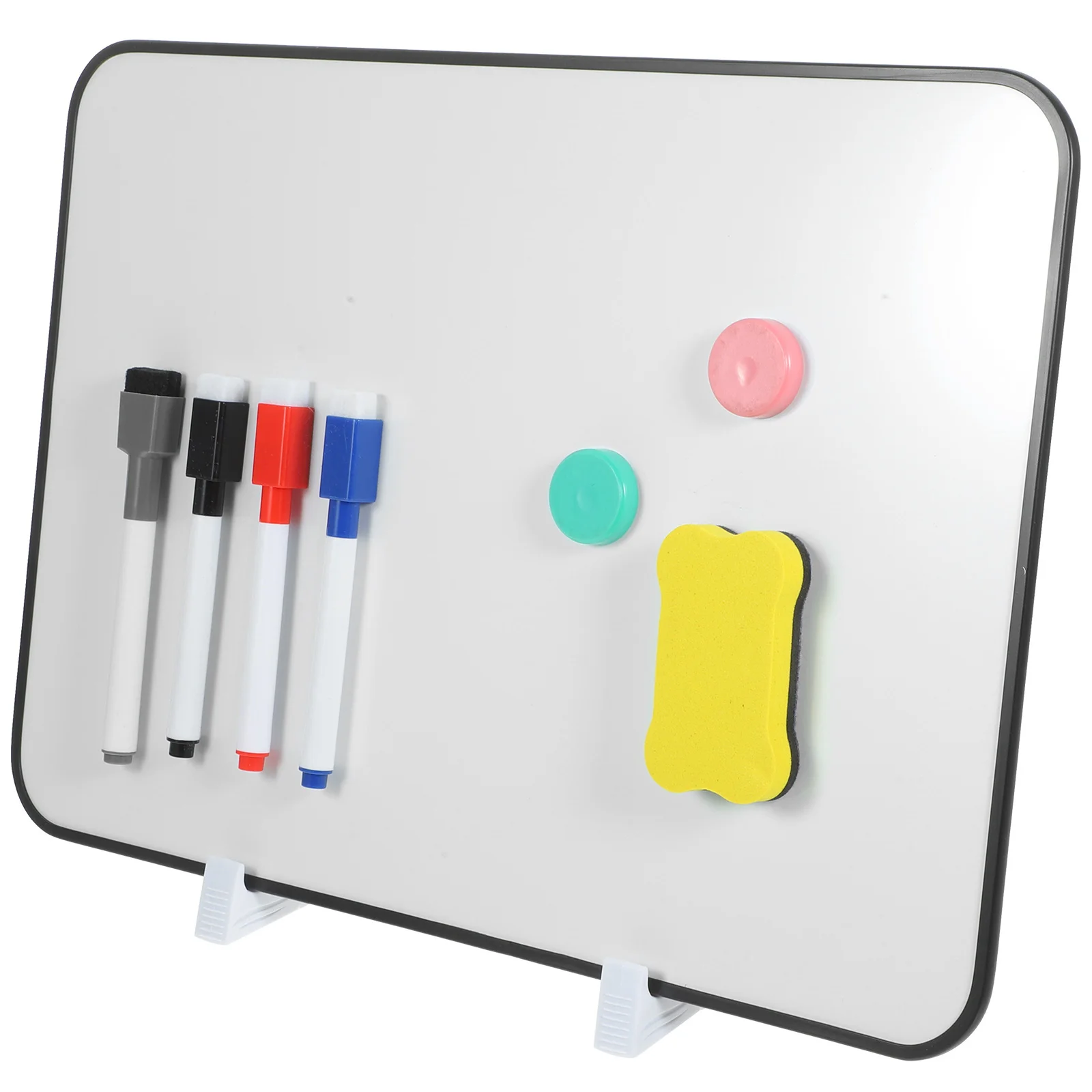 Double Sided Writing Board Whiteboard Desktop Dry Erase Portable Kids Drawing Metal Child Small