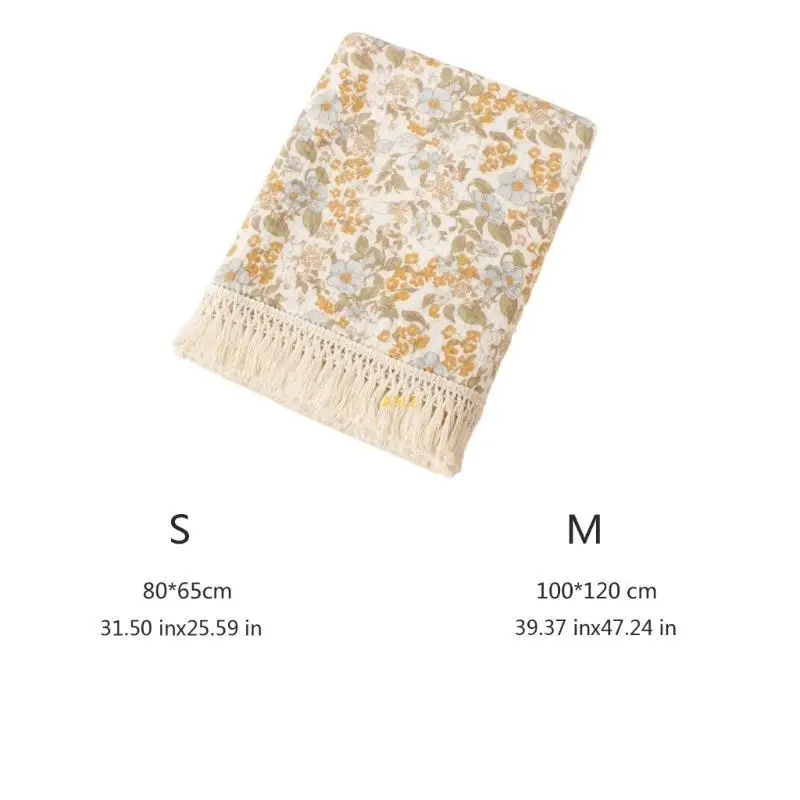 Bayi Burung Bayi Kain 2 Kapas 2-Layer Menerima Selimut Handuk Mandi Dicetak Dengan Tepi pinggiran untuk bayi perempuan