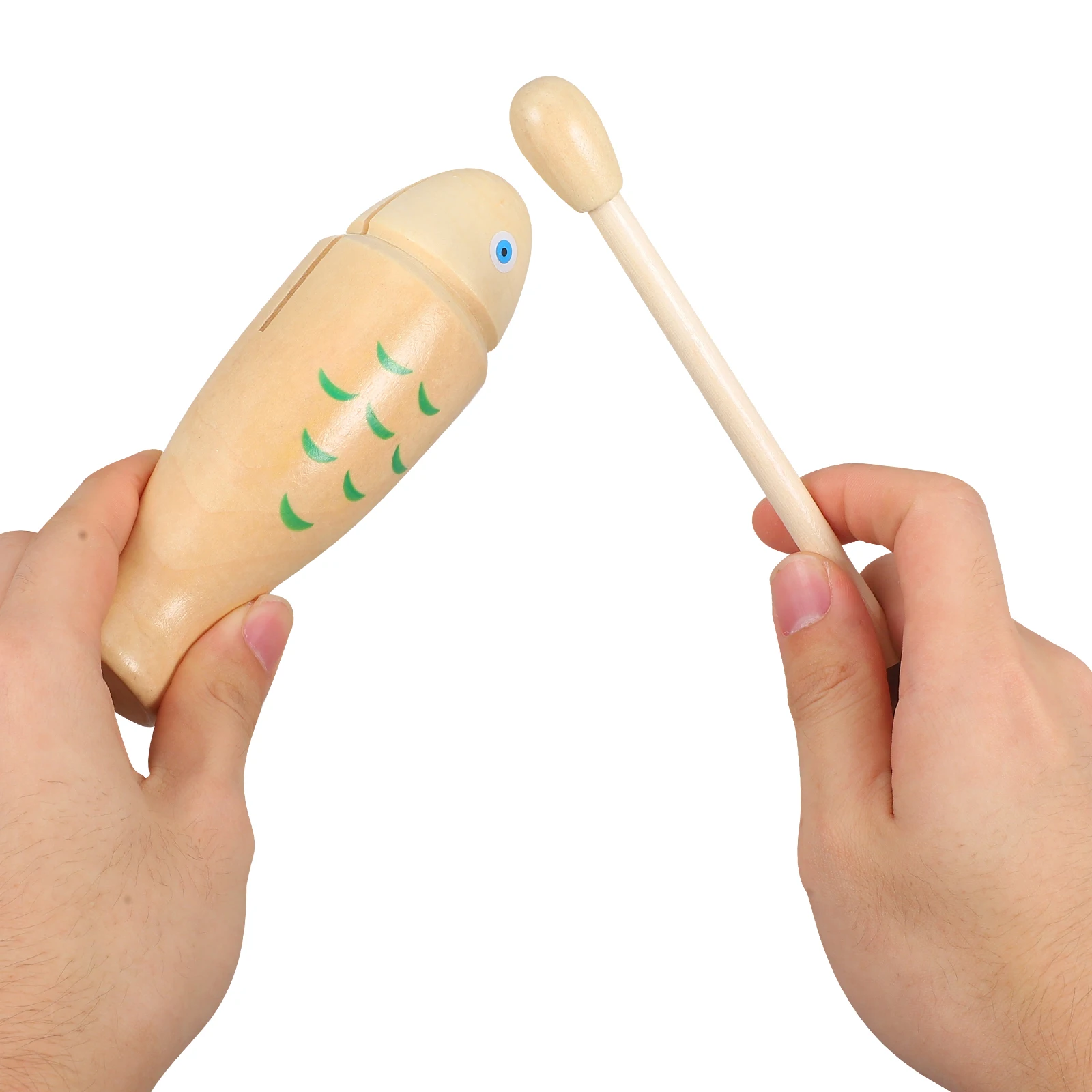 

1 Set Of Musical Instruments For Kids Wooden Guiro Percussion Toy For Toddlers