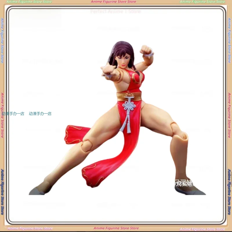 

В наличии Storm Toys Коллекционные предметы 1/12 Chun Li Street Fighter 5, красный халат, флаг Chun-Li