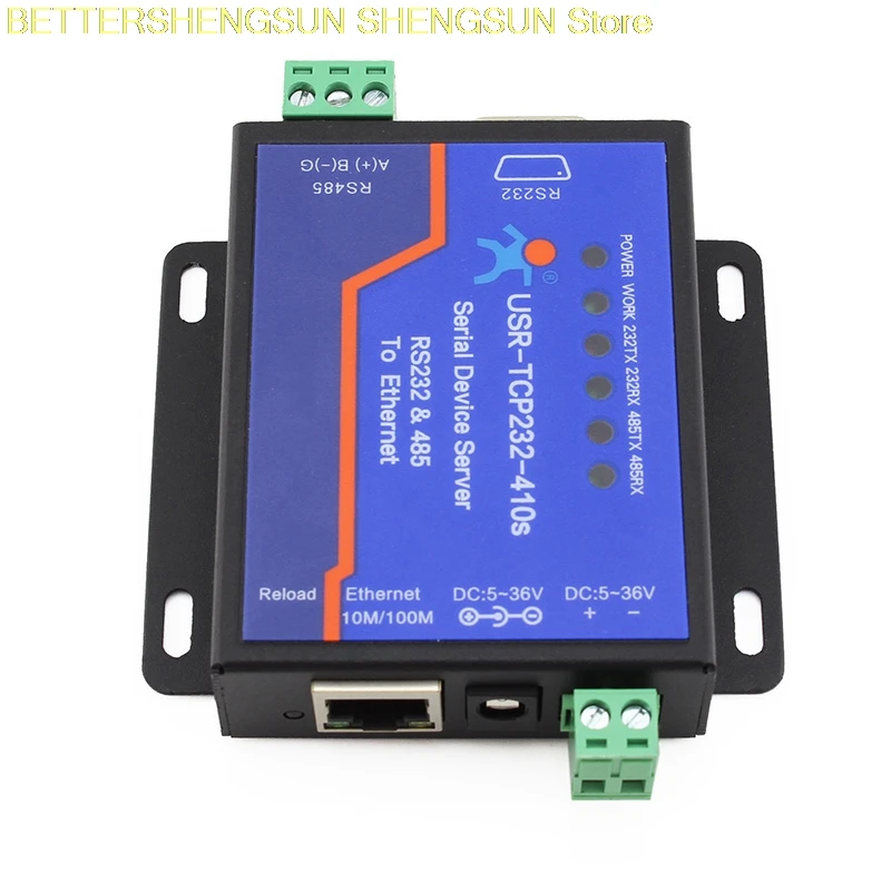 

USR-TCP232-410S serial server RS232/485 to Ethernet bidirectional MODBUS RTU