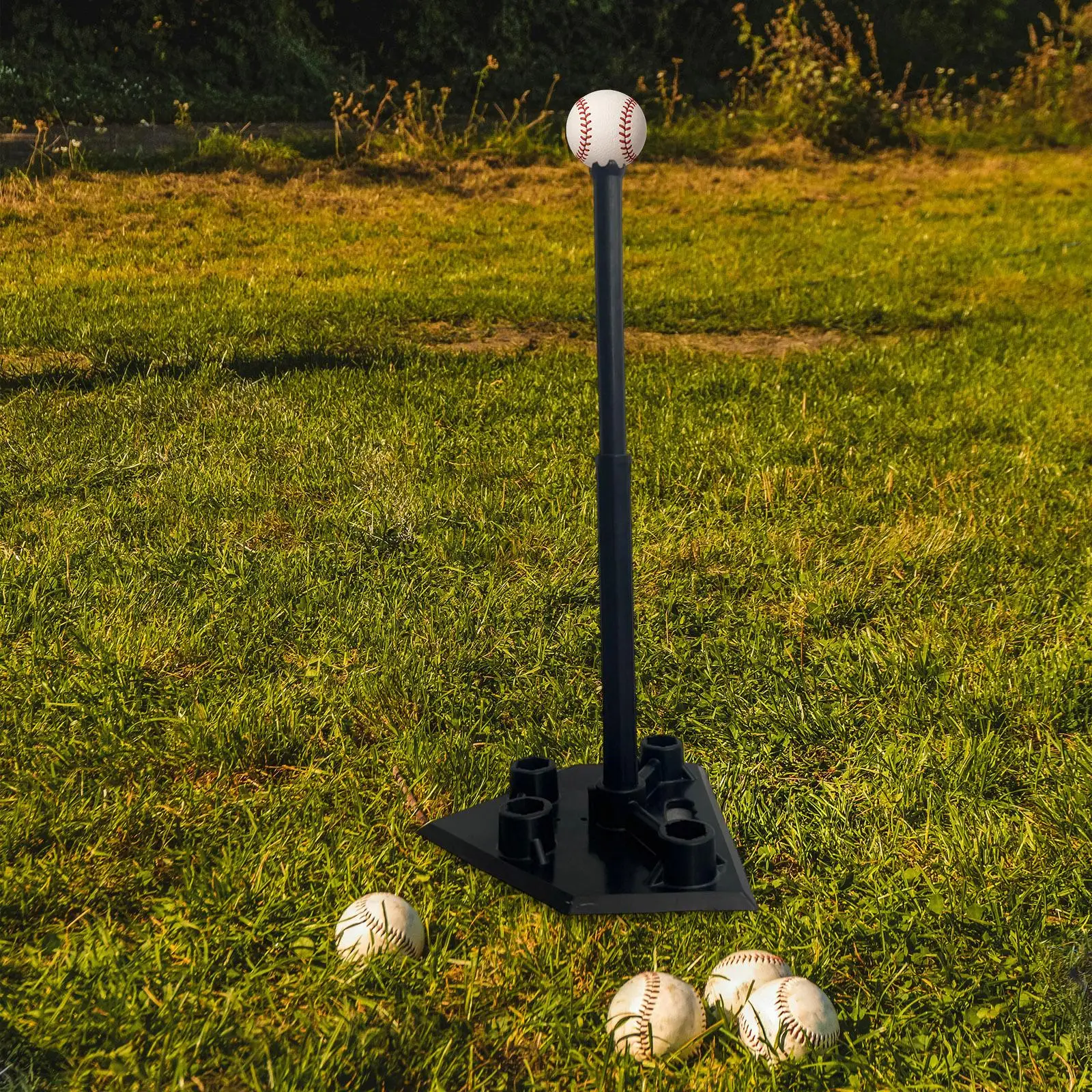 プロ野球ヒッティングティー-ソフトボール練習用サポート-調整可能なホルダー-大人と青少年向け