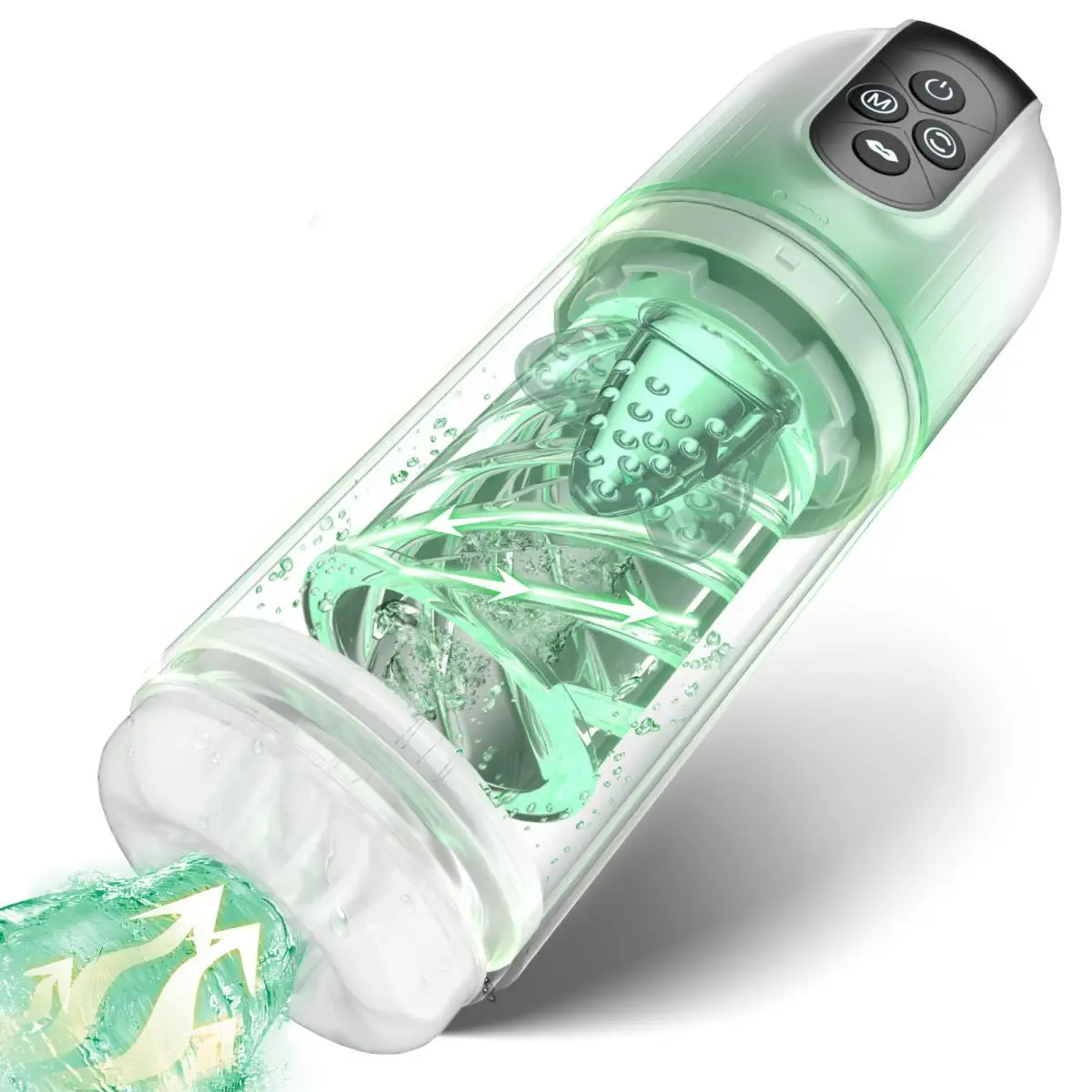 Automatic Male Masturbator Penis Pump 4 Pumping 7 Rotating Licking Sucking Functions Pocket Stroker Adult Sex Toys for Men