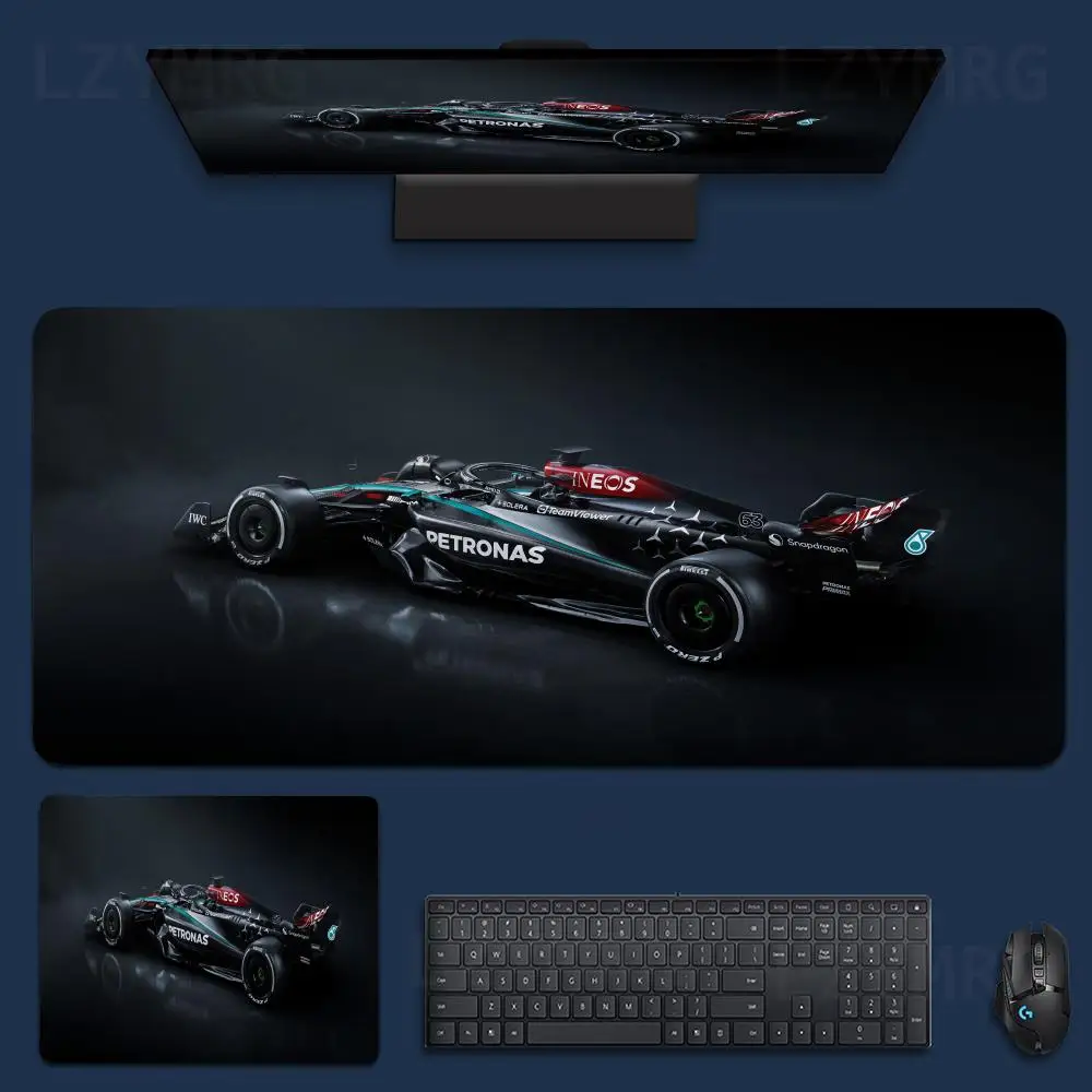 

Гоночный коврик для мыши, популярный очень большой коврик для компьютерного офисного игрового стола, резиновый нескользящий удлинитель для клавиатуры XXL, длинный настольный коврик