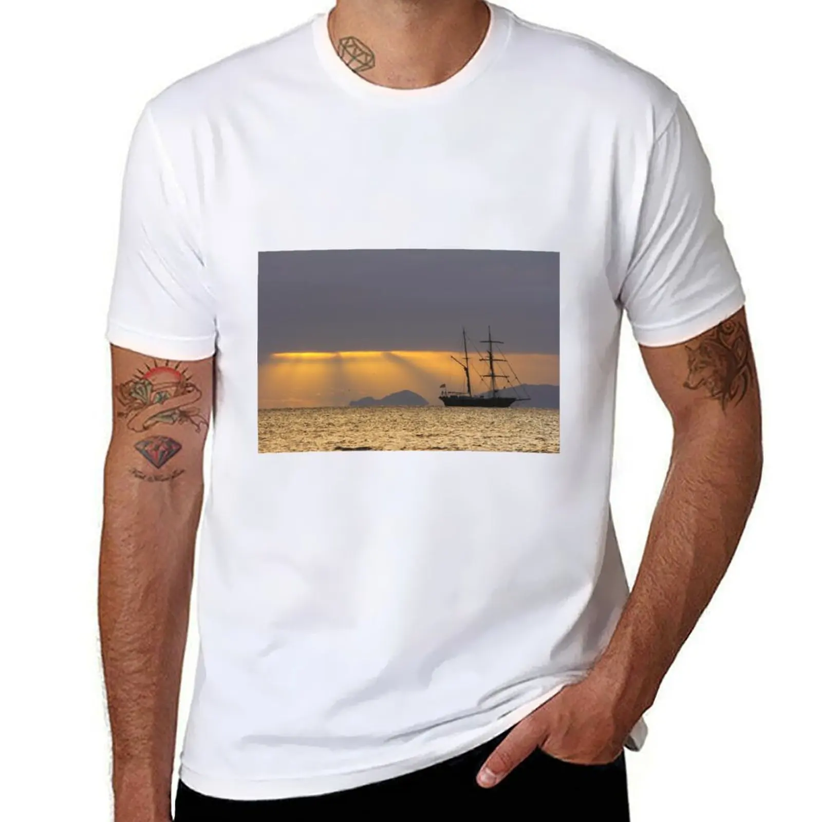 

Young Endeavour T-Shirt korean fashion luxury t-shirt summer 2025 compression shirt men