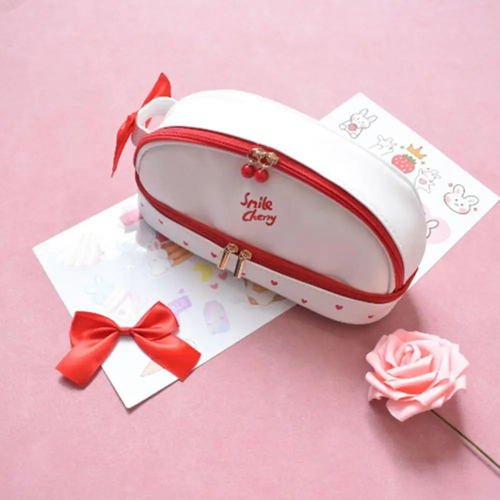 

Cute Pencil Case Large Capacity Pencil Box Pouch Holder Box School Supplies for Kids Pretty Stationery Organizer Children G H6G0