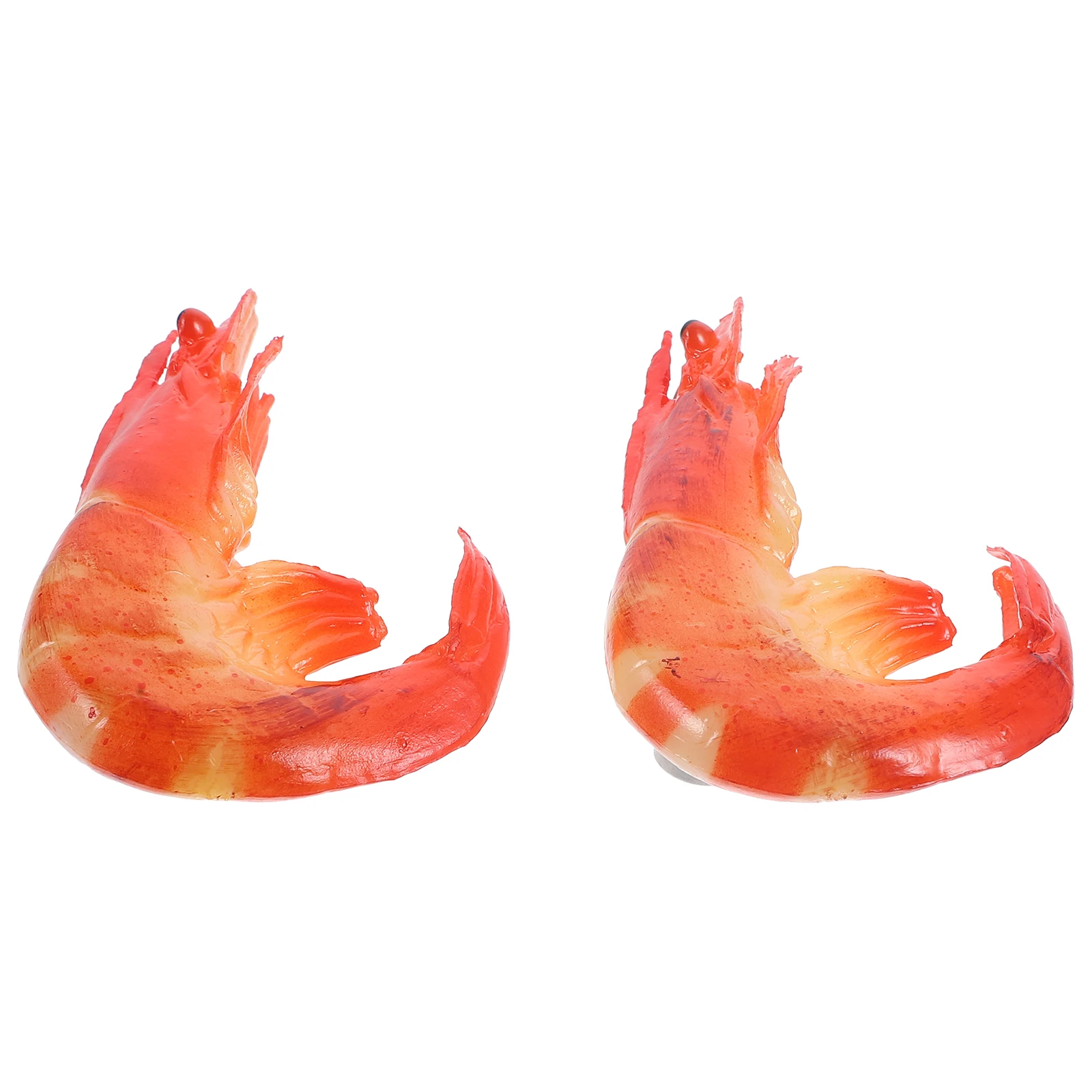 

2 Pcs Fridge Magnet Magnets for Refrigerator Shrimp Aesthetic Decoration Household Cute