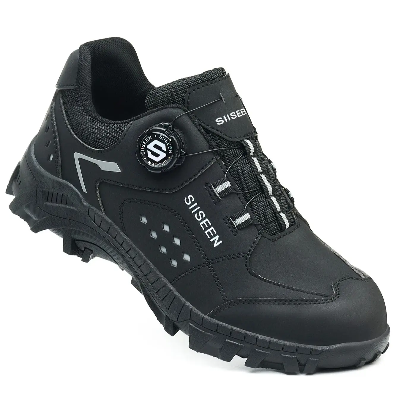 Steel Toe Safety Shoes for Men - Puncture Proof, Slip Resistant & Durable Work Boots for Construction, Outdoor Industrial Use image 5