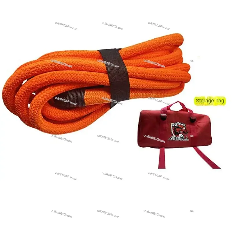 High-Strength Nylon Elastic Trailer Rope, Off-Road Car Special Rescue Rope, Traction Relief