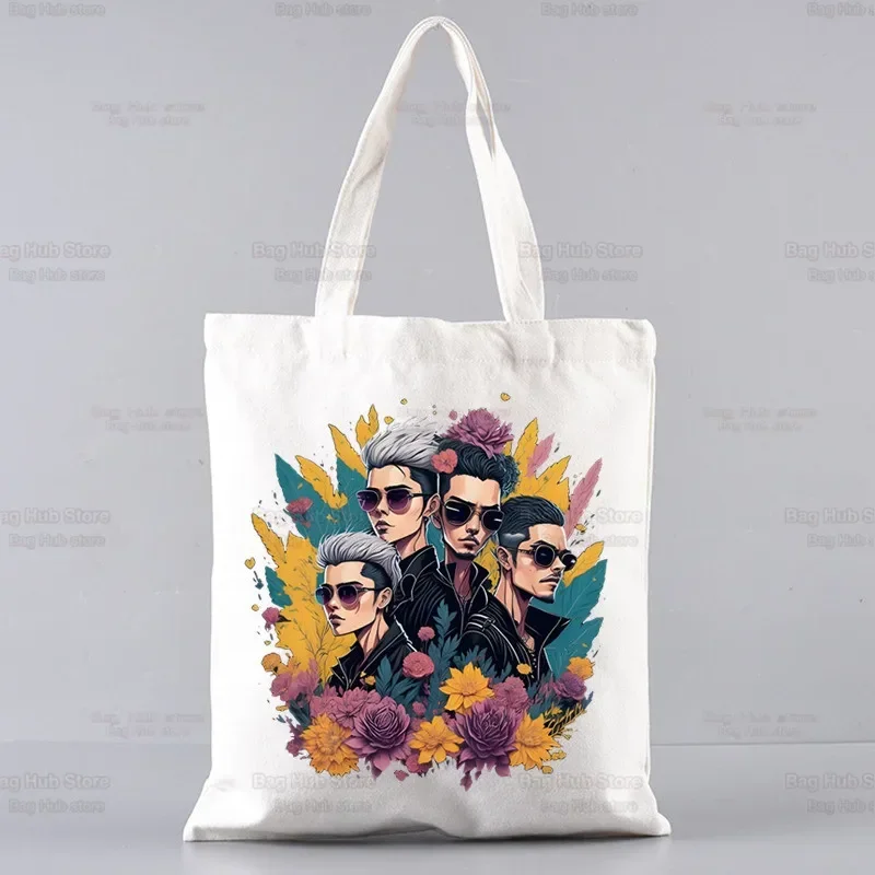 

Tokio Hotel Group Music Y2K Rock Canvas Bag Casual Large Hand Bags For Women Ladies Shopping Handbag Print Large Capacity Bag