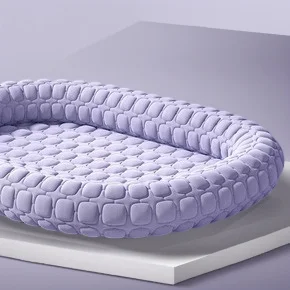 

Летний охлаждающий коврик для собак, утолщенный ледяной шелк, кровать для домашних животных, дышащий, удобный коврик для сна для щенков, износостойкий, нескользящий, моющийся