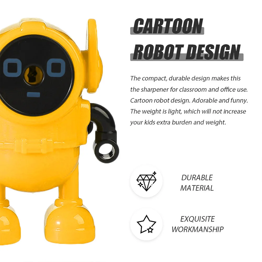 

Cartoon Pencil Sharpener Portable Student Stationery Manual Office School Drawing Sketching Tool Pencil Sharpener