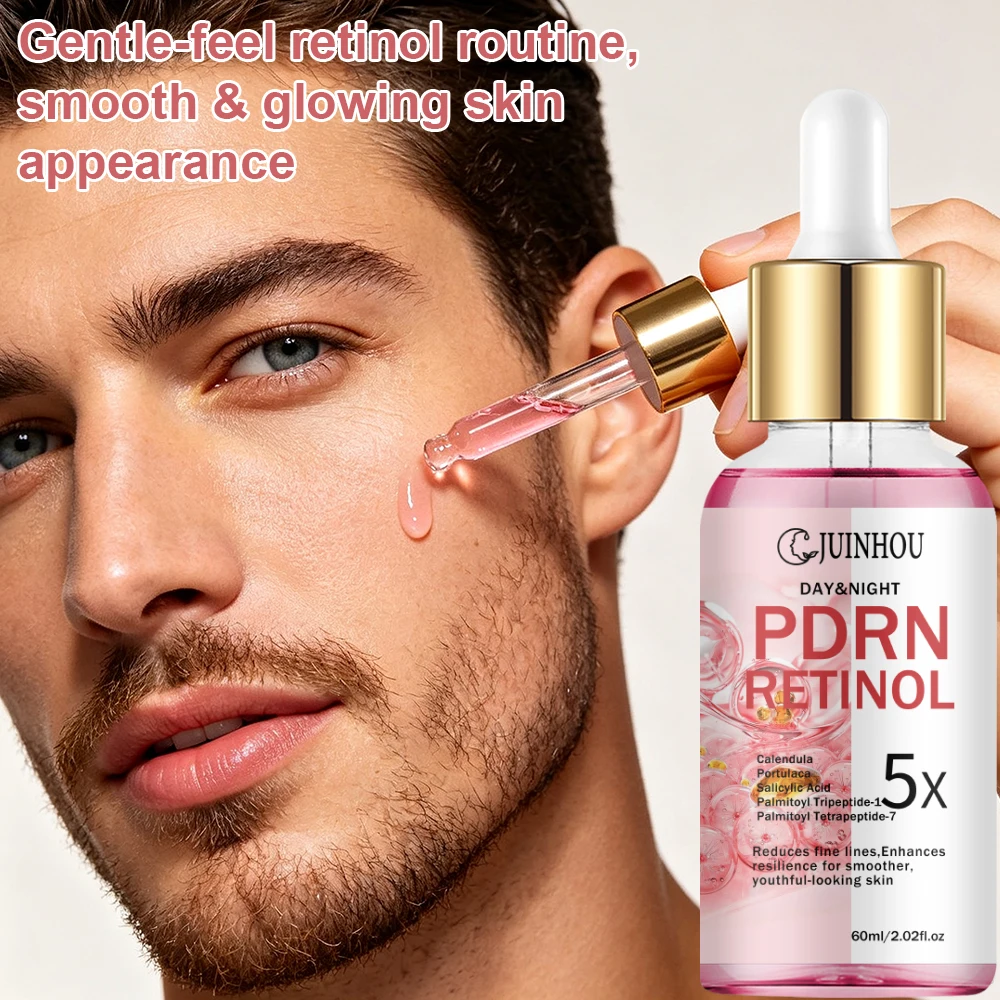 JUINHOU PDRN Retinol Facial Essence Lightweight Soothing Boost Skin Resilience Improve Dull Uneven Smooth Rough Skin All Skin