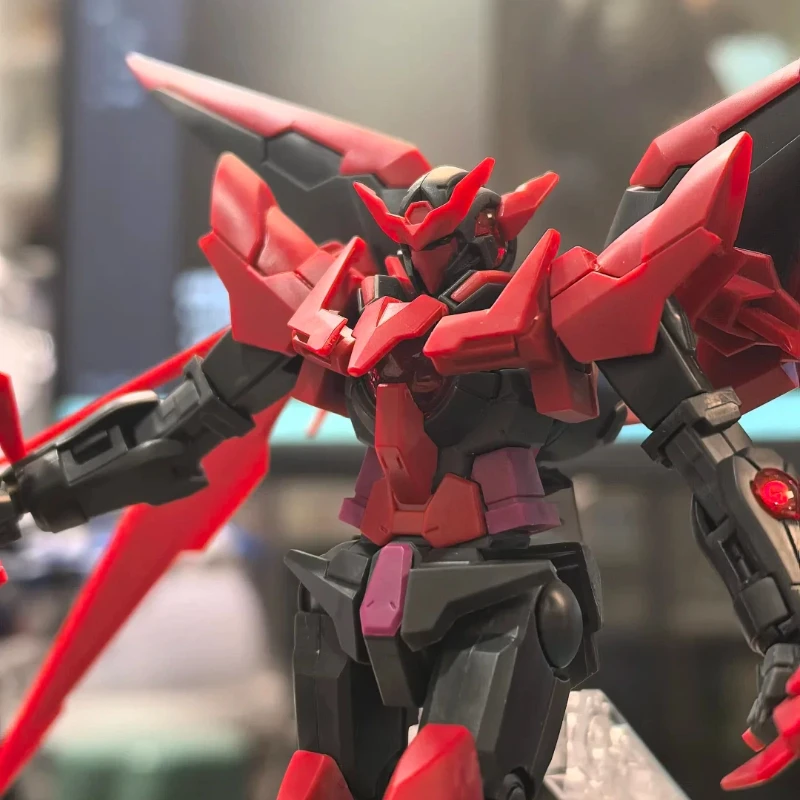 HG 1/144 Bf Exia Dark Matter Kit de figuras de acción modelo de ensamblaje muñeca juguete de Pvc Mecha estatuilla adorno coleccionable niño regalo sorpresa