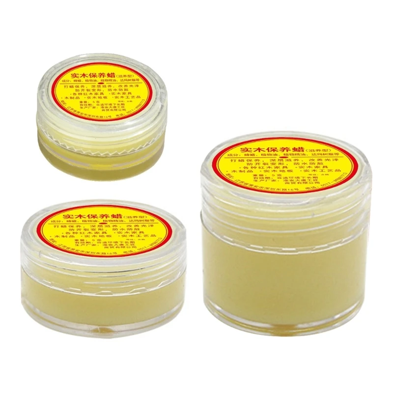 Natural Beeswax Wood Furniture Waxing Maintenance Wax Oil Anti-cracking Moistureproof For Wood Furniture Floor M76D