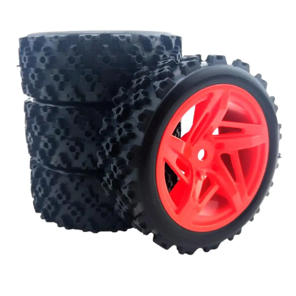 12mm Hex Rubber Tires for Wltoys 144001 124018 HSP 1/10 1/14 1/16 1/18 RC Model Buggy Accessories