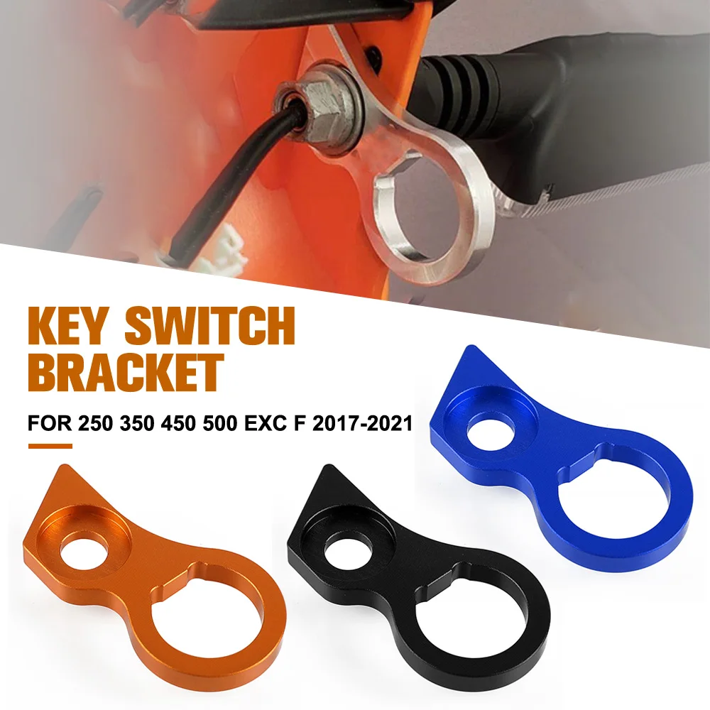 Motorcycle FOR 250 350 450 500 EXC F 2017 2018 2019 2020 2021 Aluminum Key Switch Relocating Bracket Accessories 500 EXC F 2021