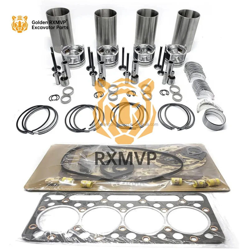 New SAA4D95LE-5-A Engine Overhaul Rebuild Kit Compatible with Komatsu Excavator PC138US-8