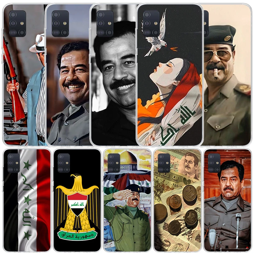 Etui Fashion Saddam Hussein Iraq Arabic Phone Case For Samsung Galaxy A51 A50S A41 A40 A31 A30S A21S A20S A20E A11 A10S A71 A70