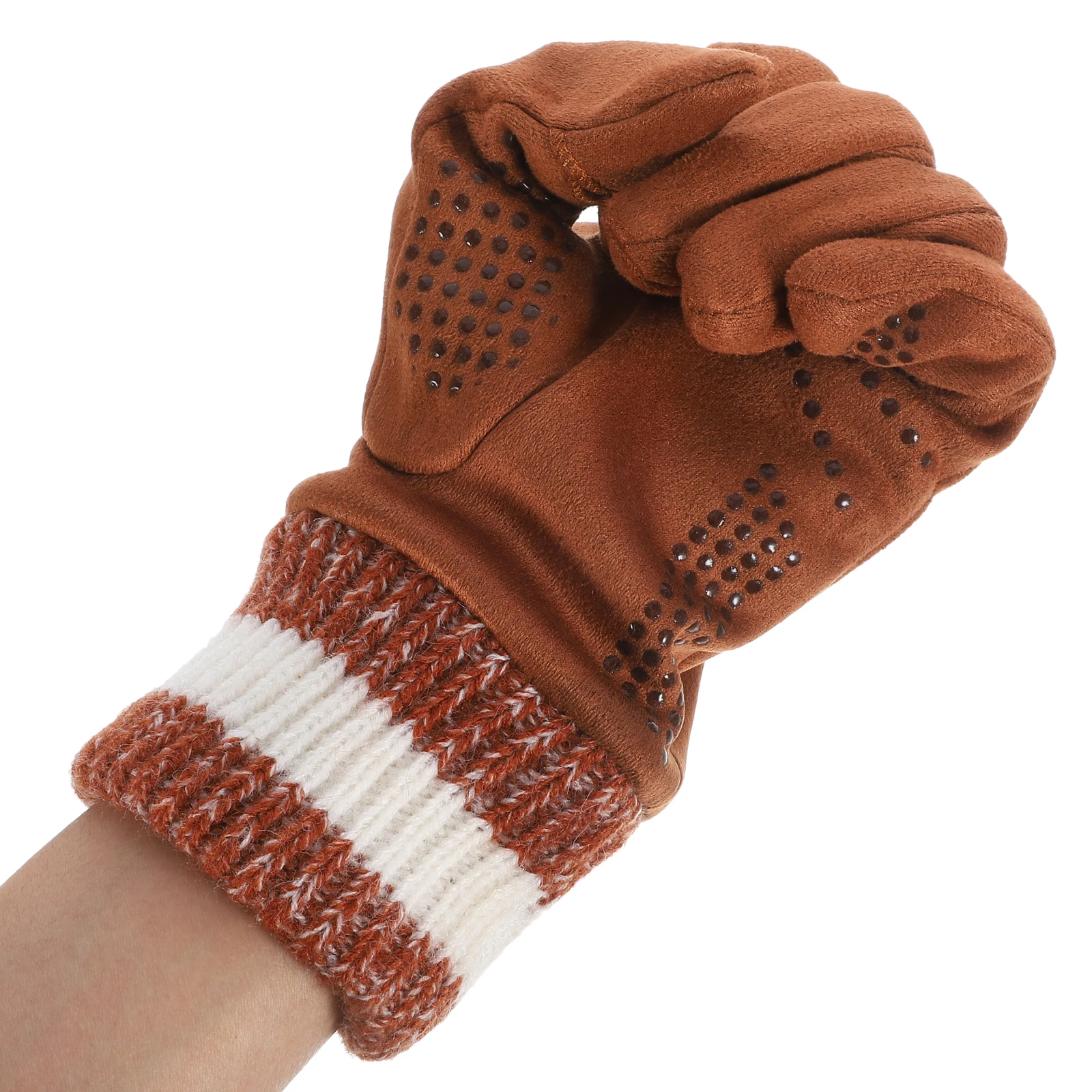 

1 Pair Full Finger Touchscreen Motorcycle Riding Gloves For Men Women Winter Warm Anti-Slip Cycling Hiking Running Driving