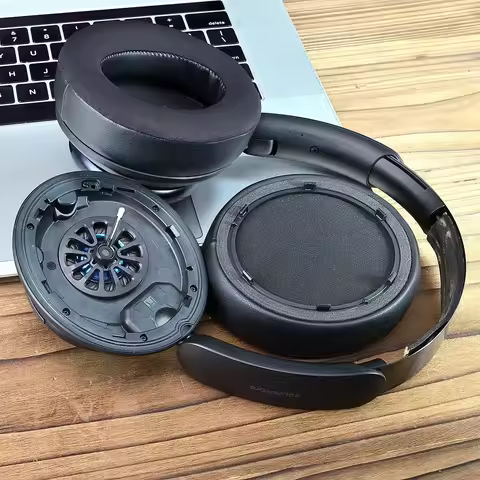 Replacement Cooling Gel High quality Ear Pads Cover Cushions For Anker Space Q45 Adaptive Active Noise Cancelling Headphones