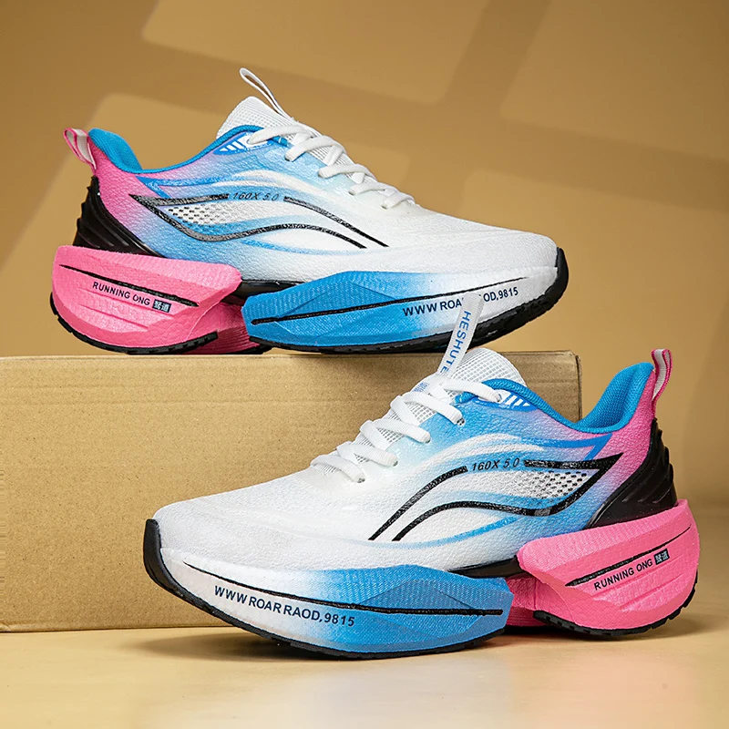 

Женские кроссовки в тон, сетчатая воздушная подушка, дышащая амортизация, профессиональные марафонские кроссовки, мужская повседневная обувь 45