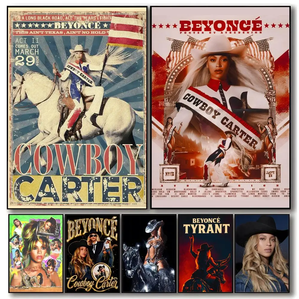 musician pop Beyoncé Poster Trendy Aesthetic Wall Art Poster for Dorm Room Bedroom Decor