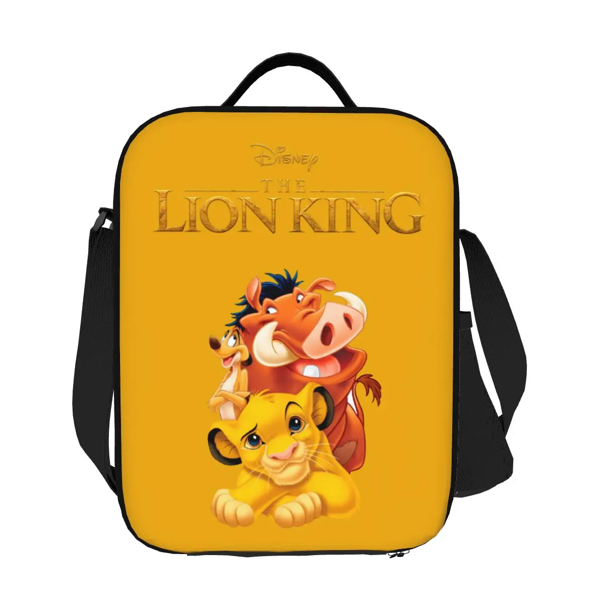 Custom The Lion King Insulated Lunch Bags for Women Portable Cooler Thermal Food Bento Box School