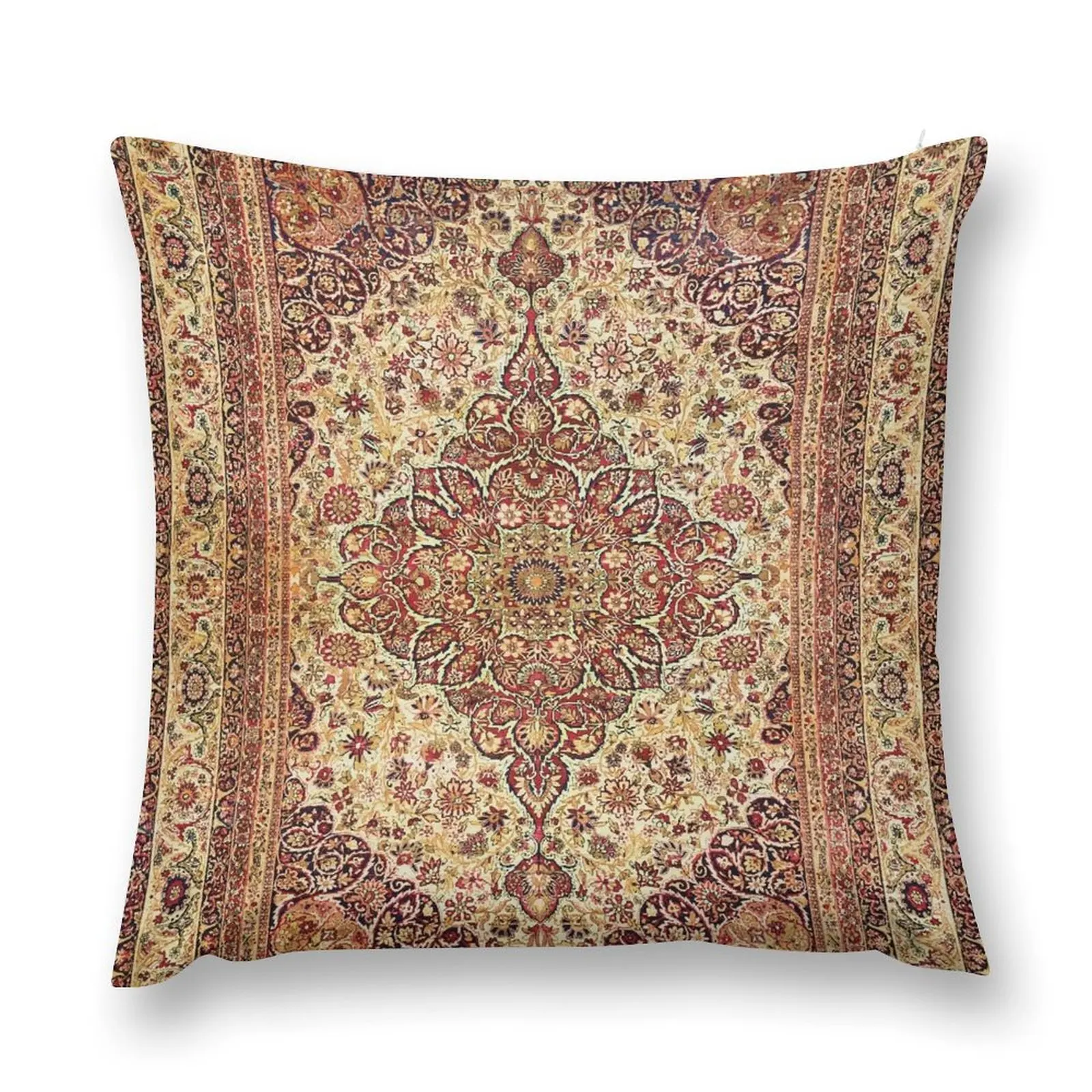 

Laver Kirman Persian Rug Print Throw Pillow Christmas Cushion For Home Anime pillow