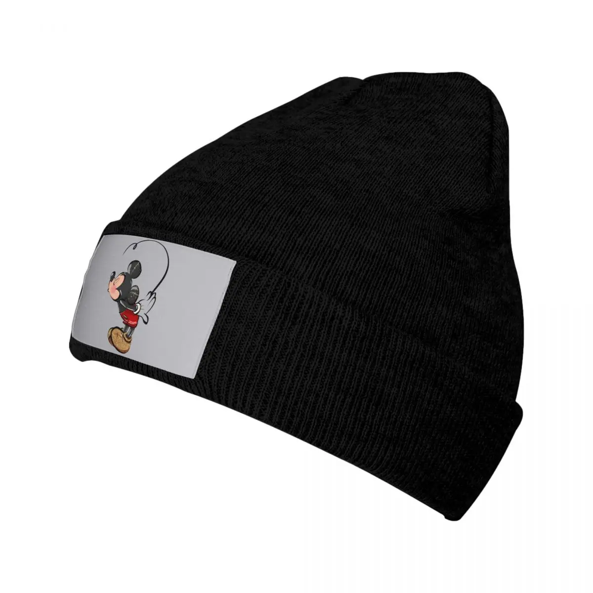 الرسوم المتحركة المخصصة ميني ميكي ماوس Skullies Beanies قبعات للرجال النساء الشارع الشهير الشتاء الدافئة متماسكة قبعة الكبار الساخن بونيه القبعات #2