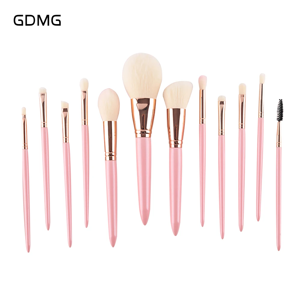 

GDMG 12pcs Cheap Complete Makeup Brushes Set for Cosmetics Eyeshadow Foundation Blush Blending Makeup Brush Beauty Tools